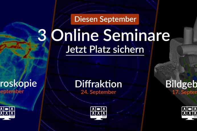 Diesen September: 3 Online Seminare - Jetzt Platz sichern